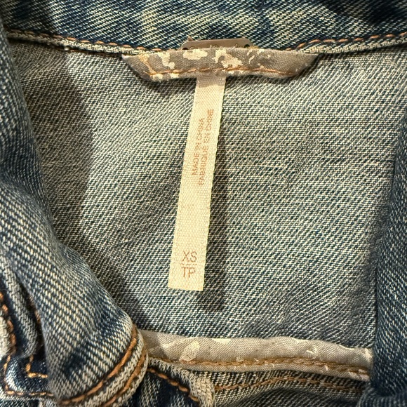 Free People Blue Jean Jacket - Picture 2 of 12